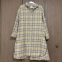 ブラウン ロングワンピース