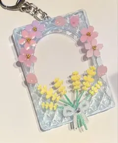 レジントレカケース ハンドメイド レジンデコ キーホルダー