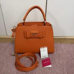 サマンサ　ベガ　ショルダーバック　オレンジ　 ほぼ新品未使用 2026年最新】Samantha Vega カラー：オレンジ系 レディース ショルダー