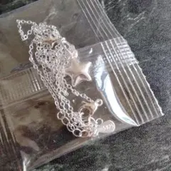 シルバー925 星形ペンダント ネックレス ★ シンプル スター 五芒星