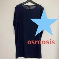 ★4月末まで　osmosis ネイビー　ワンピースのサムネイル