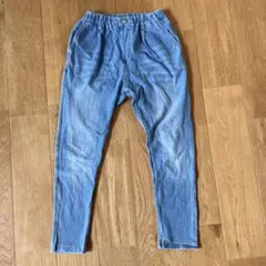 ブランシェス　イージーテーパードパンツ　デニム　130センチ