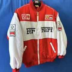古着 ジャケット上着 ジャンパー フェラーリ マールボロ F1 中綿 レーシング 超希少!!】 フェラーリ マルボロ F1 中綿ジャケット レーシング