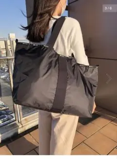 LeSportsac ブラックキャンディメタルジッパー トートバッグ - メルカリ LeSportsac ブラックキャンディメタルジッパー トートバッグ
