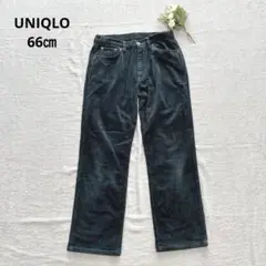 ユニクロ【66㎝】コーデュロイパンツ オールドユニクロ 紺タグ カジュアル 秋冬
