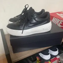 ナイキ　NIKE W AF1 PLT.AF.ORM ブラック 25cm