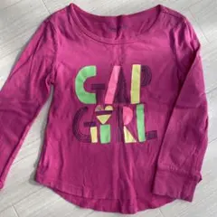 GAP KIDS GIRL ロゴ 長袖カットソー 110cm