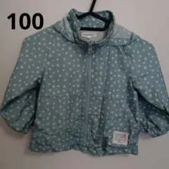 キッズ　パーカー　花柄　100