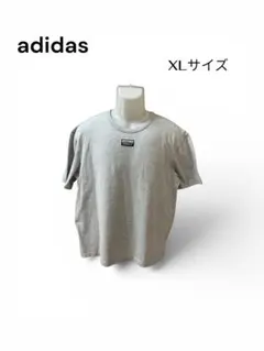 adidas グレー Tシャツ XLサイズ