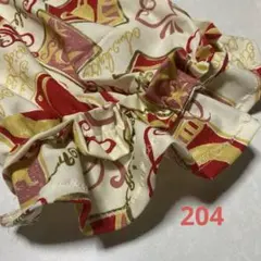 ハンドメイド犬服　ワンピース　Lサイズ程度　バルーン　犬服　クリスマス