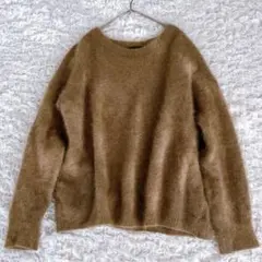 FilMelange フィルメランジェ ニット スターレット オレンジ ウール 