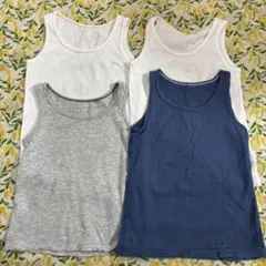 ユニクロ　ノースリーブ　半袖　エアリズム　メッシュ