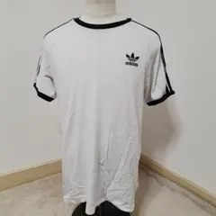adidas originals リンガーTシャツ【3L】3本ライン 2021