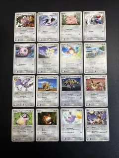 ポケモンカード PCG DP DPtシリーズ 無色タイプ 1進化16種16枚
