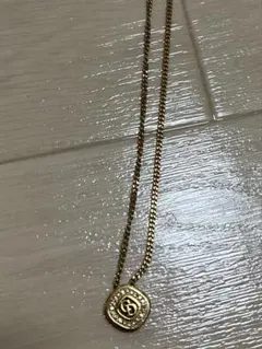 ディオール　Dior ネックレス　CDロゴ　ラインストーン