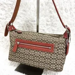 COACH コーチ シグネクチャー アクセサリーポーチ 限定品 ANA 希少色