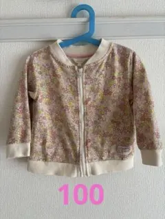 HusHusH 花柄ジップアップジャケット 100cm