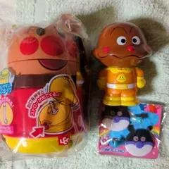 アンパンマン ストローボトル ＆ ソフビセット