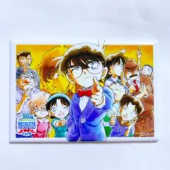 名探偵コナン コナンカフェ 30周年記念カフェ スクエア缶バッジ - メルカリ