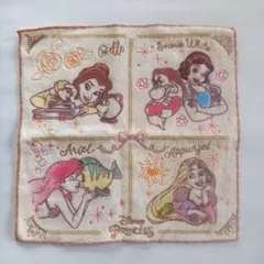 ディズニープリンセス　タオル ハンカチ　Disney PRINCESS