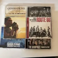 EXILE系 CD 6枚セット GENERATIONS THE RAMPAGE