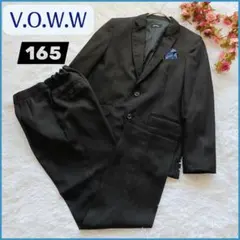 極美品♥165 V.O.W.W 卒服 ブラック ストライプ スーツ 3点セット