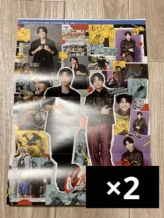目黒蓮 高橋文哉SAKAMOTODAYS メインビジュアルピンナップ2枚セット