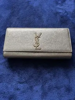 YSL ゴールドレザー クラッチバッグ