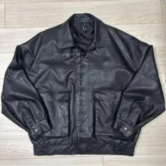 Starting over ヴィンテージライクレザーフライトジャケット