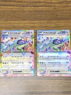 テラパゴス ex テラスタル M2a 145/193 RR　2枚セット