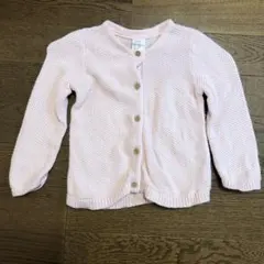 H&M ピンク カーディガン 80
