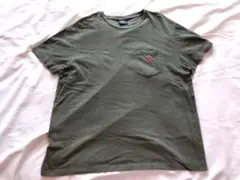 フェード　Ralph Lauren ラルフローレン　ポケットTシャツLL　９０ｓ