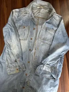 earth music&ecology デニムシャツワンピース　M