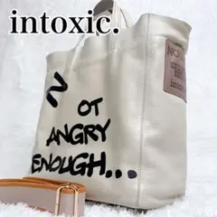 intoxic NOUER トートバッグ 2WAY レザー アイボリーのサムネイル