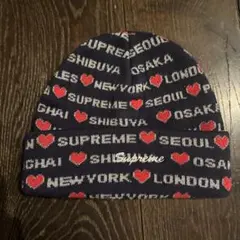 24FW Supreme Hearts Beanie