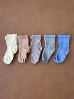 H&M✨ベビー靴下 5足セット 0-3Mサイズ￼