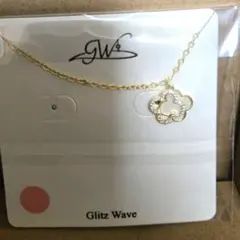luludiy Glitz Wave ネックレス フラワー ゴールドのサムネイル