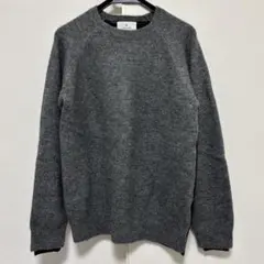 【美品】Sonny Label 切替ウール ニット セーター グレー×ブラック