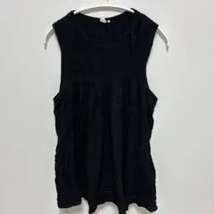 ☆GAP ブラック ノースリーブ チュニック Lサイズ 黒 夏 チュニック