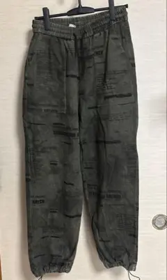 総柄 デニムパンツ フリーサイズ