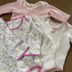 ベビー肌着4点セット キルティング