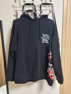 RODEO CROWNS プリントパーカー Lサイズ 黒のサムネイル