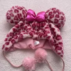 ヒョウ柄ミ二ーのファンキャップ