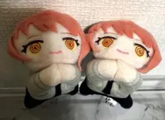 チェンソーマン マキマ　はぐキャラ　ぬいぐるみ　マスコット　２体