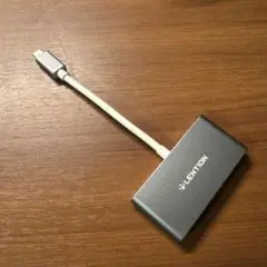 LENTION 4-in-1 USB-Cハブ C13 シルバー