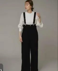 URBAN RESEARCH Sonny Labelハイウエストルーズサロペット