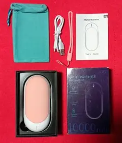★新品★充電式カイロ 兼モバイルバッテリー 1台2役 10000mAh容量
