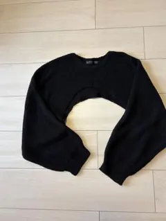 Dazy ブラック クロップド 長袖 トップス S