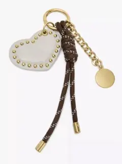 美品 ZARA ザラ ハートスタッズチャーム