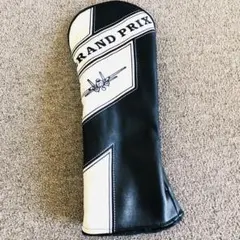 限定　新品　グランプリ　1W用　ヘッドカバー　黒/白　1ヶのみ